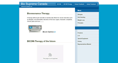 Desktop Screenshot of biosupreme.com