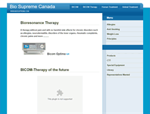 Tablet Screenshot of biosupreme.com